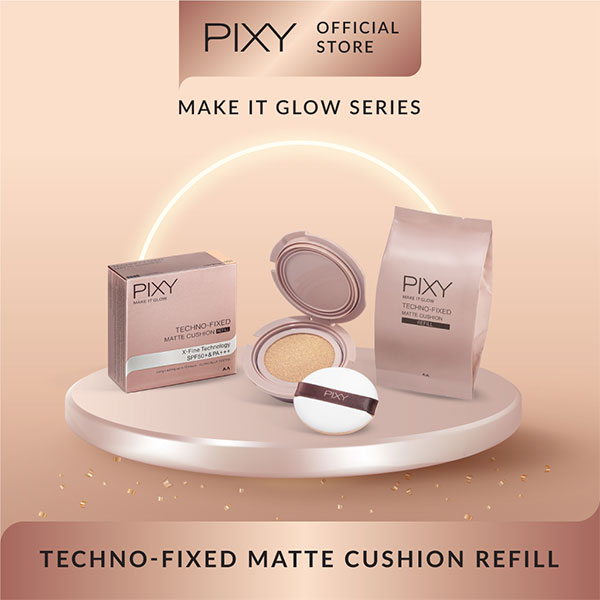 Techno - Fixed Matte Cushion 201 Neutral Beige Refill - Gambar 3